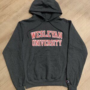 Champion Wesleyan University Cardinals CT Hoodie Sweatshirt Men's Medium M